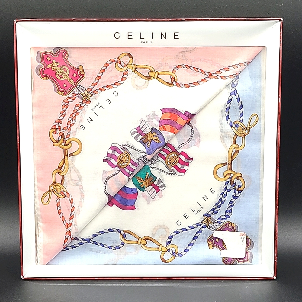 CELINE handkerchiefs set of 2